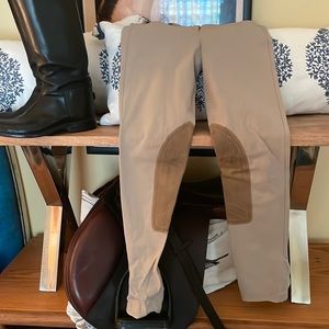 EQUESTRIAN - Tailored Sportsman 26 Long Tan Trophy Hunter Breeches 🏆 🐴